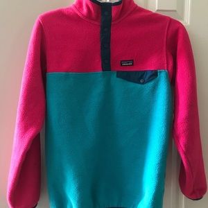 Girls Pink and Blue Patagonia